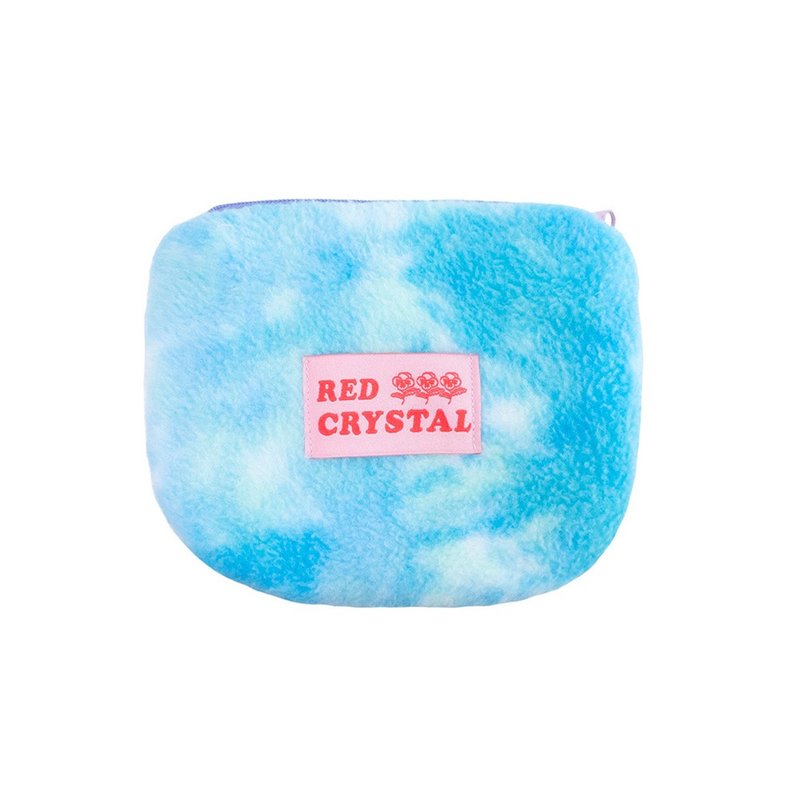 HALO POUCH (blue) - 零錢包/小錢包 - 棉．麻 藍色