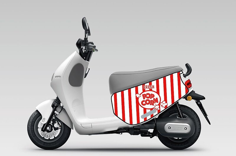 BLR gogoro Delight Anti-Scratch Car Cover iD215 Popcorn - Other - Polyester White