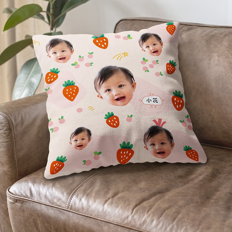 Xiaohua [Customized Cute Big Head Pillow] includes replacement pillow inserts. square round cloud shape - Pillows & Cushions - Other Materials White
