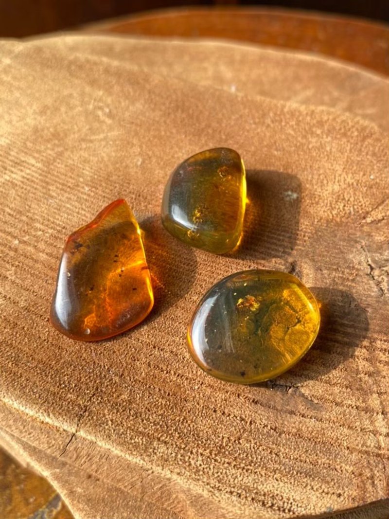 I Time Series I Mexican Natural Insect Amber 1.1g - แหวนทั่วไป - เครื่องประดับพลอย สีเหลือง