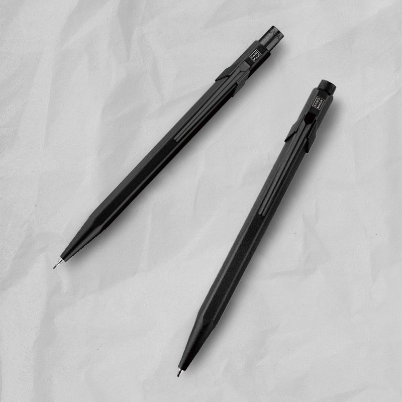 CARAN D ACHE Black Edition  黑潮 時尚黑 對筆組 免費刻字 - 鉛筆/自動鉛筆 - 其他金屬 黑色