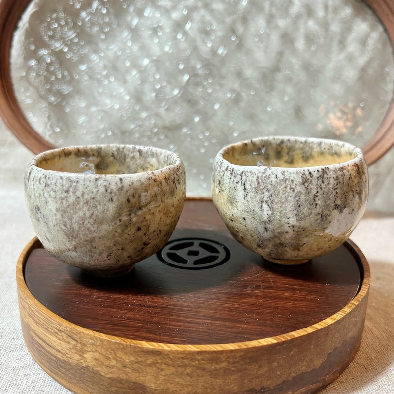 落灰柴燒對杯 / 一組兩杯 / 小平凡手作 - 茶壺/茶杯/茶具 - 陶 