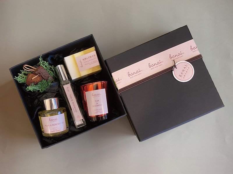 Banai Yuzu & Rosewood Fragrance Gift Box | Christmas Gift Box - Fragrances - Other Materials 