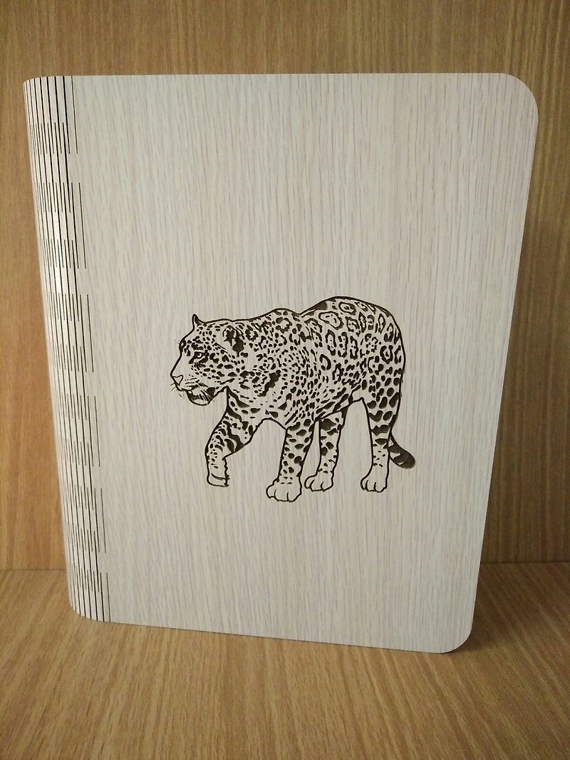 [Teacher’s Day Gift]─Body-Shaped Notebook (A5)─Tiger Body Notebook Photo Album - Notebooks & Journals - Wood 
