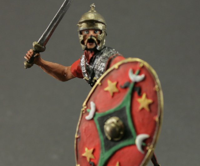 Tin Toy SOLDIER 54mm ROMAN Centurion LEGION Ancient ROME 1/32" Metal Tin Figure 