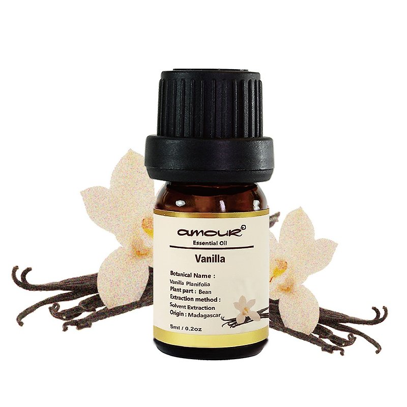 Vanilla essential oil 5ml - Fragrances - Essential Oils White