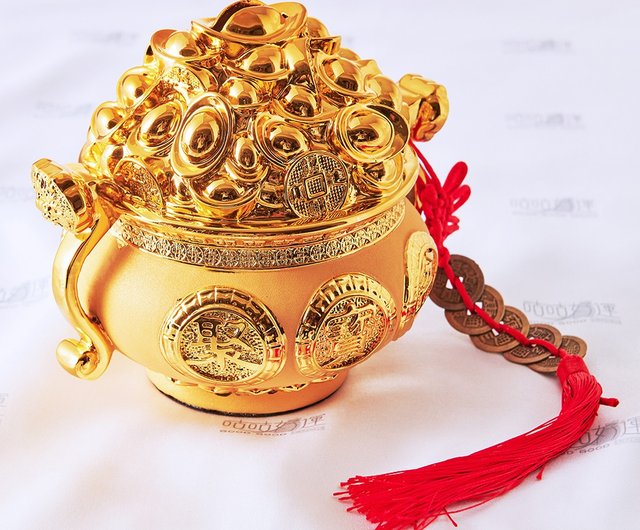 金運アップ聚宝器 (宝を集まる器)(開眼供養含み)金運引き寄せ、運気