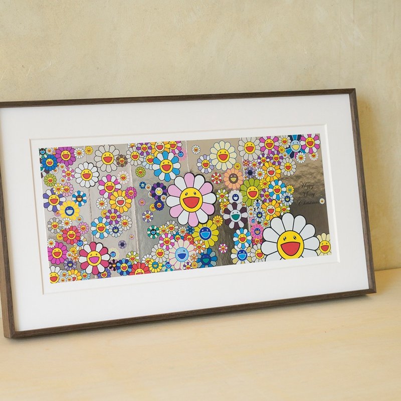 【手工裱框】村上隆 Takashi Murakami。Kaikai Kiki 立體卡片 - 海報/掛畫/掛布 - 紙 