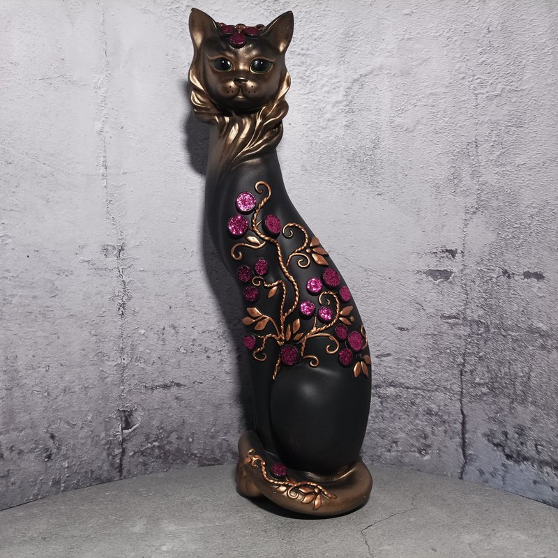 Cat ceramics large Ceramic money piggy bank 48cm Handmade Pottery - Pottery & Ceramics - Clay 