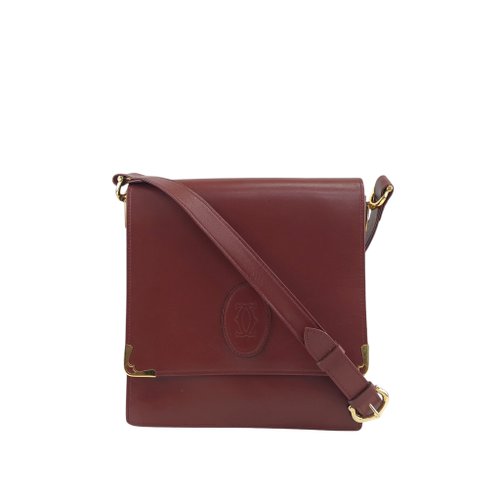 Cartier ショルダーバッグ 日本直送 名牌中古包 】Cartier カルティエ マストライン