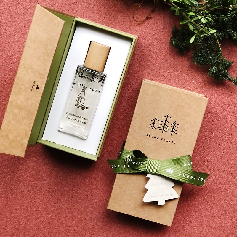 【聖誕禮物】質感香氛噴霧－15款任選 聖誕限定包裝 - 香氛/精油/擴香 - 玻璃 綠色