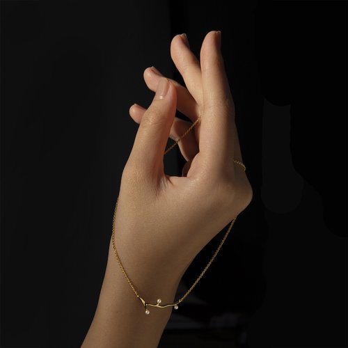 Olivia Yao Jewellery 【送禮首選最佳禮物】棲息之枝天然珍珠純銀項鍊(身體山島合作款)