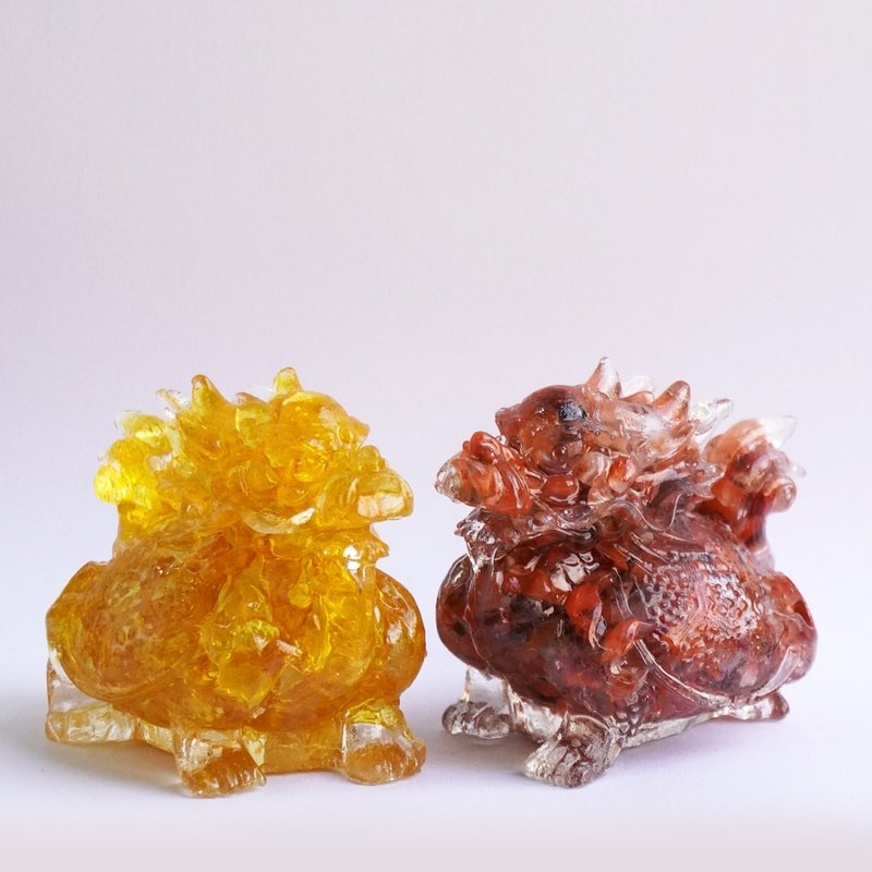 【Hourrae荷萊】開運聚財貔貅 水晶擺件 - 擺飾/家飾品 - 水晶 多色