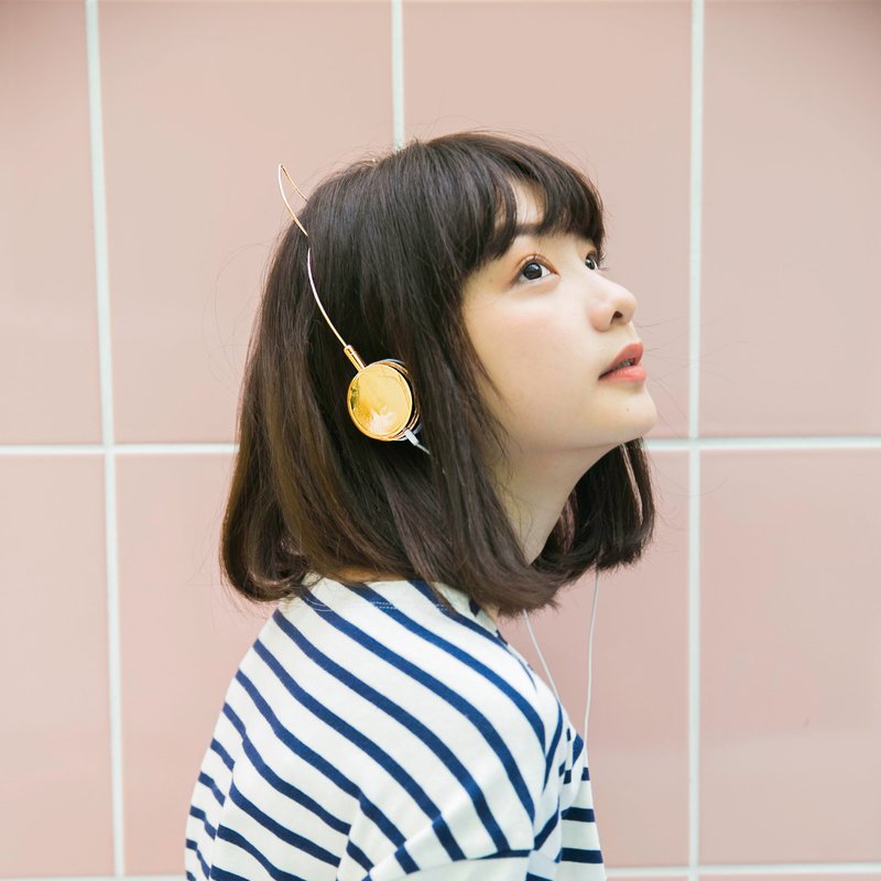 Devil Headphone 惡魔角耳機 - 耳機/藍牙耳機 - 其他金屬 金色