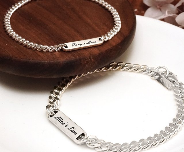 Couple on sale chain bracelet