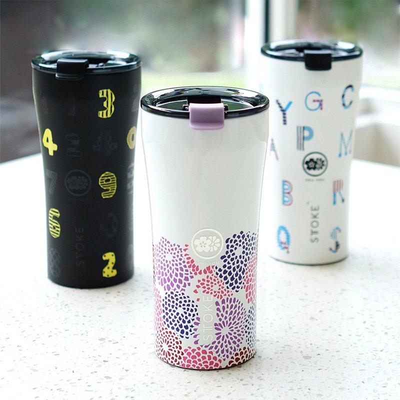 STTOKE Reusable Shatterproof Ceramic Cup 12oz / 16oz (all color) - กระบอกน้ำร้อน - สแตนเลส หลากหลายสี