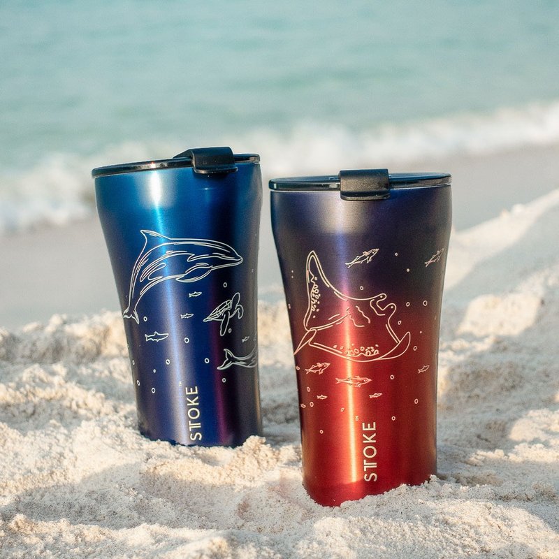 【STTOKE】精品陶瓷保溫杯 12oz / 16oz ( 多色任選 / 密封杯蓋) - 保溫瓶/保溫杯 - 不鏽鋼 多色