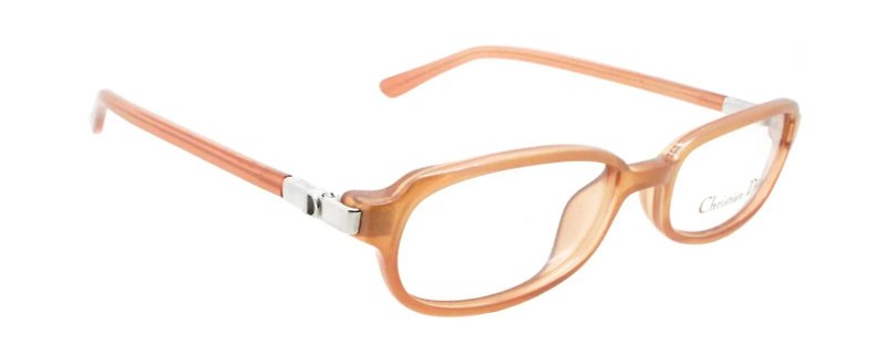 オプションのプレーン/度付きレンズ Christian Dior 2609 49 90 年代アンティーク メガネ - 眼鏡・フレーム - プラスチック ピンク