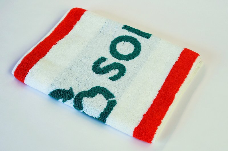 Pure cotton sports towel-logo version - ผ้าขนหนู - ผ้าฝ้าย/ผ้าลินิน สีส้ม