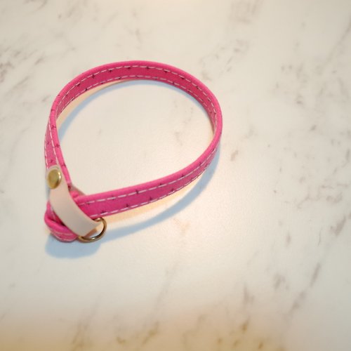 Michu Pet Collars #美珠手作 貓 項圈 日本棉布 他的小粉紅 附鈴鐺 可加購吊牌