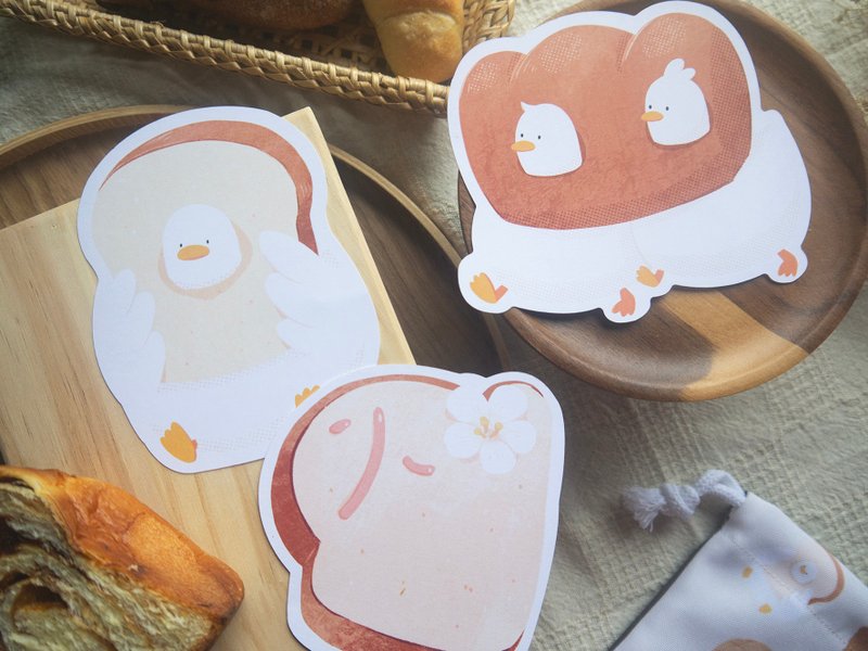 Toast bag shaped postcard set - Cards & Postcards - Paper 