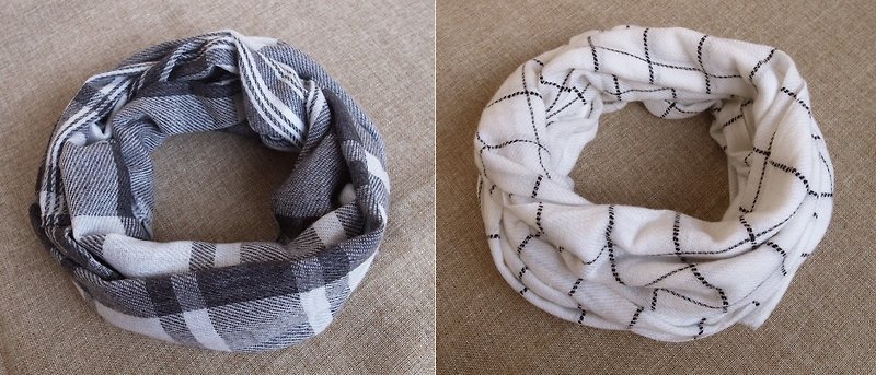 【Grooving the beats】【Christmas Gift】Set of Cashmere Scarves（$1680 Scarves Set） - Scarves - Wool Gray