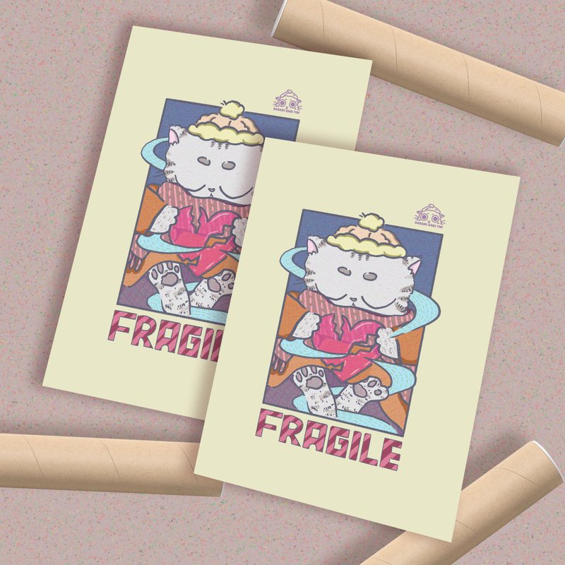 【A3海報】FRAGILE 易碎品 - 海報/掛畫/掛布 - 紙 多色