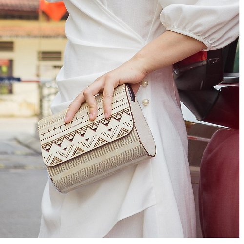 Jewel Art Studio Handmade handbag vintage retro Unique Fashion Personality suitable for anyoutfit