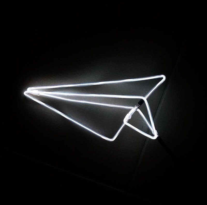 ネオンライト カスタマイズされたネオン テキスト パターン ランプ/紙飛行機/ - 照明・ランプ - プラスチック グリーン