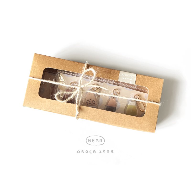 【Pinkoi 線下活動預購商品】來點動物' 壓克力吊飾 -全款禮盒- - 吊飾/掛飾 - 壓克力 卡其色