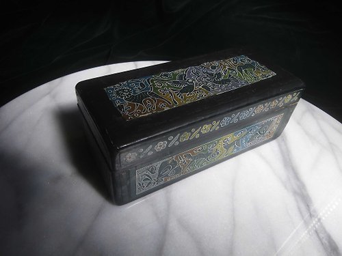 老時光OLD-TIME Vintage & Classic & Deco 【老時光 OLD-TIME】早期二手木製珠寶盒