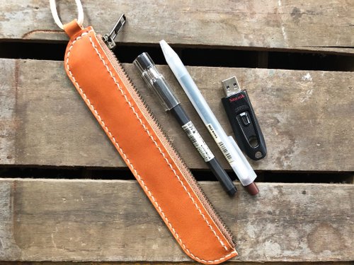 港產皮革｜Leatherism Handmade Products 拉錬筆袋 好好縫 皮革材料包 筆盒 文具 書法 皮革DIY 植鞣