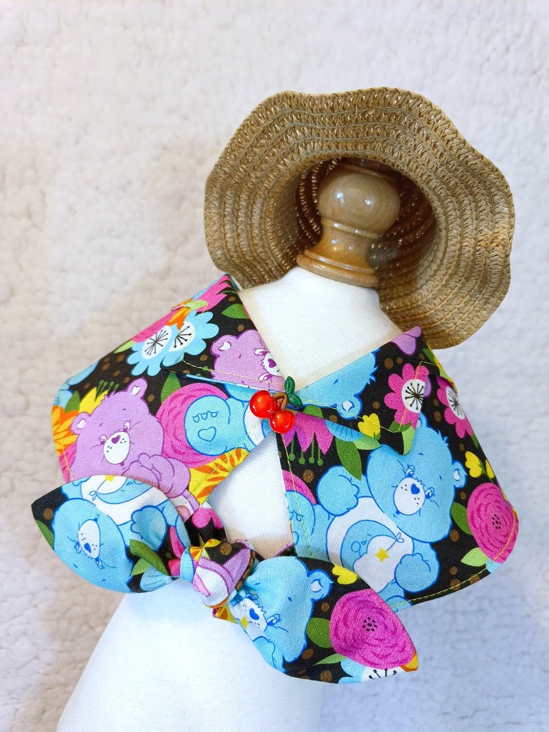 Summer Aloha 夏老威恤衫造型頸飾 寵物 貓犬 狗狗 頸項 collar - 寵物衣服 - 棉．麻 紅色