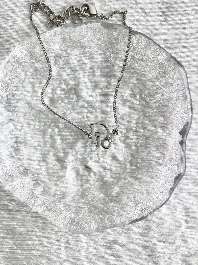 【 日本直送　名牌中古包 】Christian Dior クリスチャン ディオール ブレスレット シルバー ロゴ vintage ヴィンテージ  absmmc - 手鍊/手環 - 其他材質 銀色