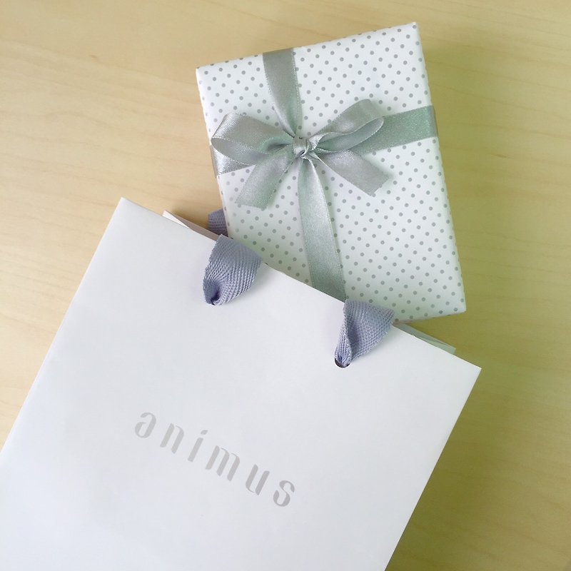 Plus purchase - Anmo animus small paper bag - วัสดุห่อของขวัญ - กระดาษ ขาว