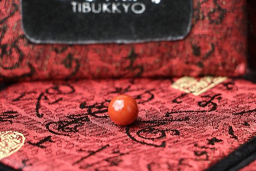 TIBUKKYO德榕藏品 精品南紅瑪瑙 滿色滿肉柿子紅10mm 單顆零售 佛珠 南紅瑪瑙