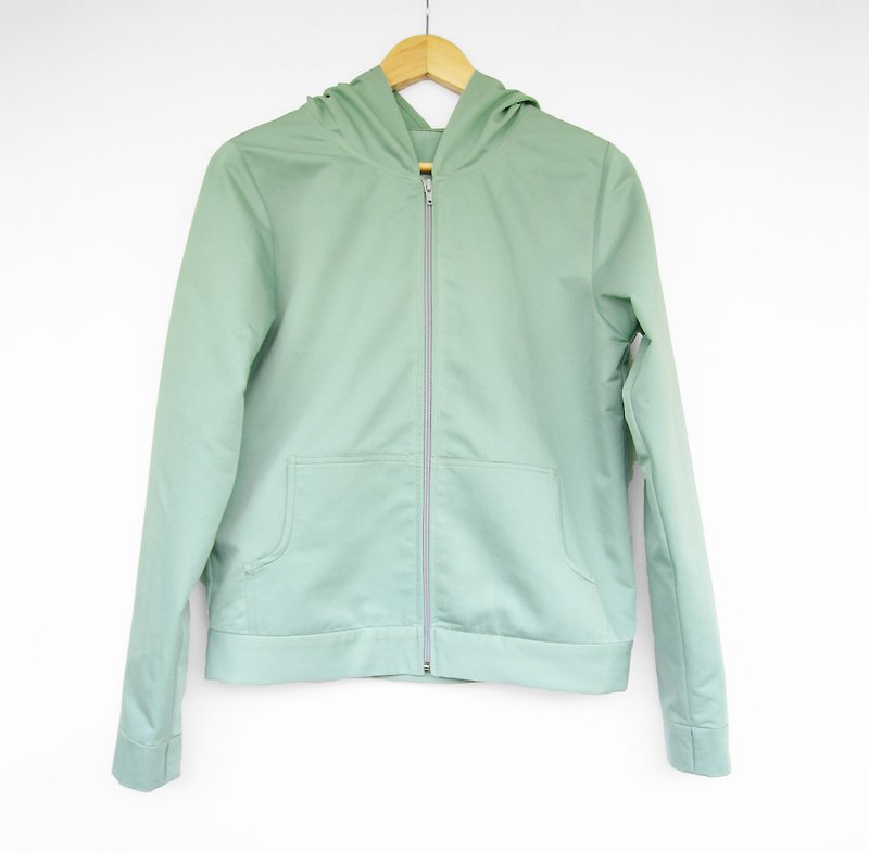 秋、豊かな緑のジャケット - ジャケット - ポリエステル グリーン