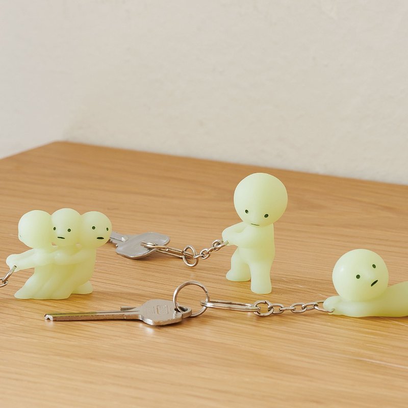 Smiski│Incredible Luminous Elf Checked Keychain (Group of 2) - Stuffed Dolls & Figurines - Other Materials 