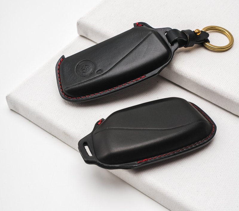 BMW iX M60 330 420 520 740 M2 M3 M4 M6 寶馬 鑰匙皮套 鑰匙 - 鑰匙圈/鑰匙包 - 真皮 