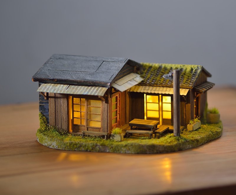 水泥老屋創作--九份老屋 - 擺飾/家飾品 - 水泥 咖啡色