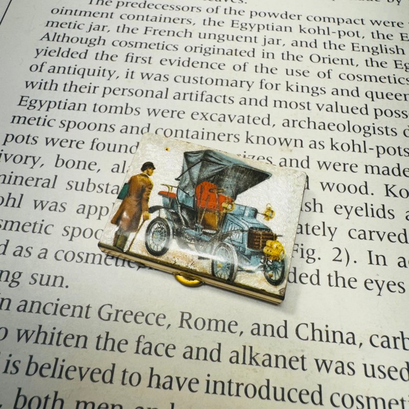 飛雅特Fiat1901車款琺瑯小銅盒 - 其他 - 其他金屬 
