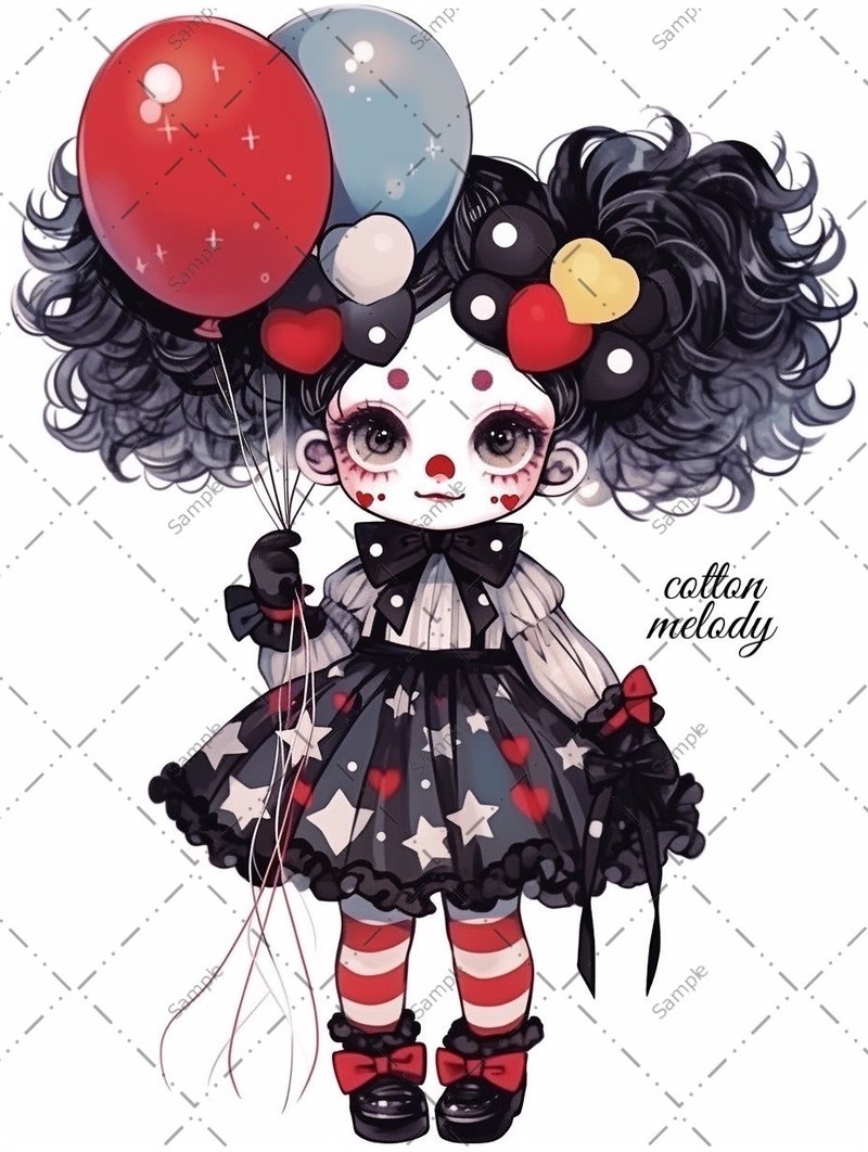 original sticker no.42B 人物ステッカー オリジナルステッカー 人物ステッカー 女の子ステッカー オリジナル人物ステッカー - 貼紙 - 紙 