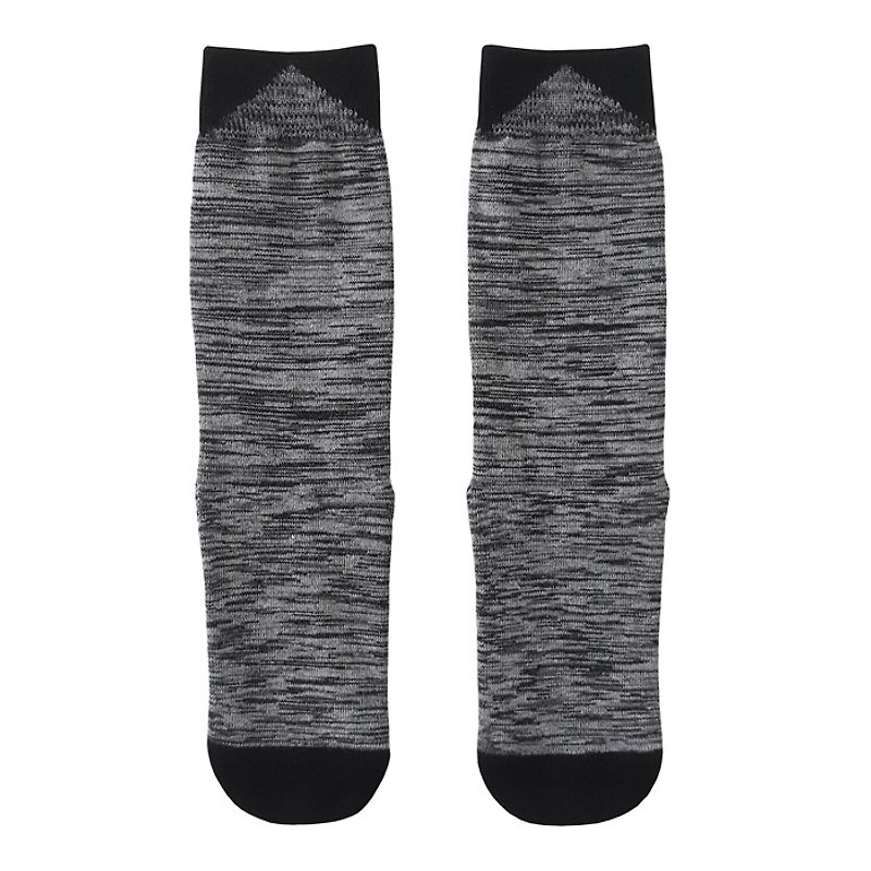 Taiwan Gemstone[Aragonite] Shining Stars Series Socks - ถุงเท้า - ผ้าฝ้าย/ผ้าลินิน สีดำ