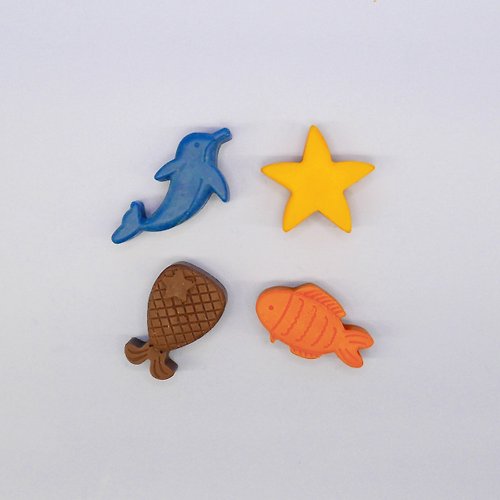 miniFab (兒童禮物) Go Doodle海底世界兒童蠟筆4件套裝