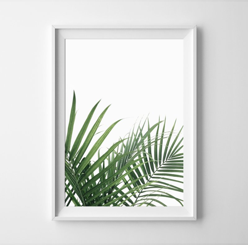 palm Leaves #2 customizable posters - Wall Décor - Paper 