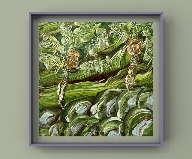 バリ島アーティスト絵画オリジナル額縁