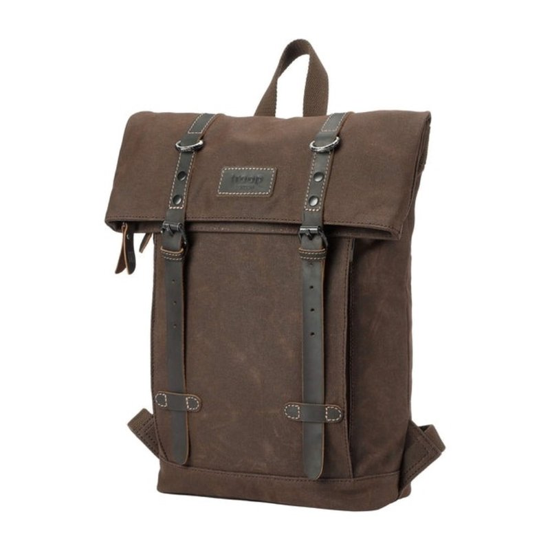 TRP0425 S Troop London HERITAGE canvas laptop backpack (3 colors optional) - กระเป๋าเป้สะพายหลัง - วัสดุกันนำ้ 