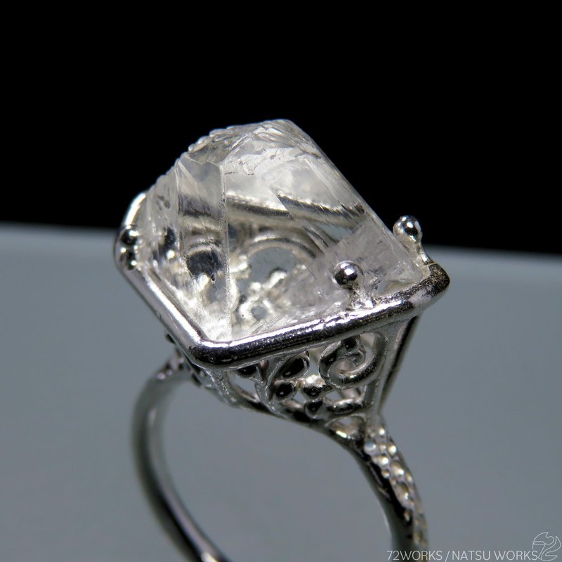 トパーズ リング / White Topaz Ring - 戒指 - 寶石 透明