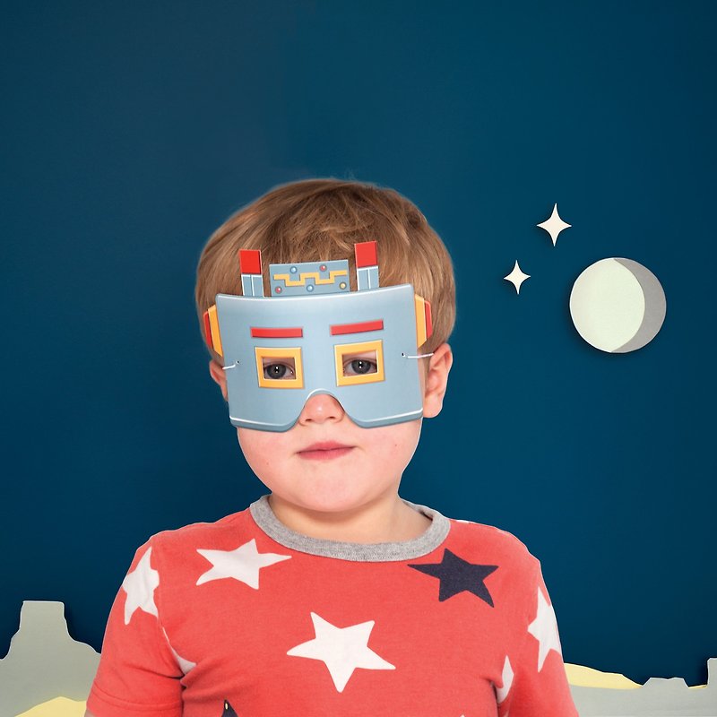 Double Sided Robot Mask Kit - 寶寶/兒童玩具/玩偶 - 紙 