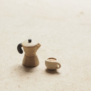 Tiny Moca pot coffee ceramics set
